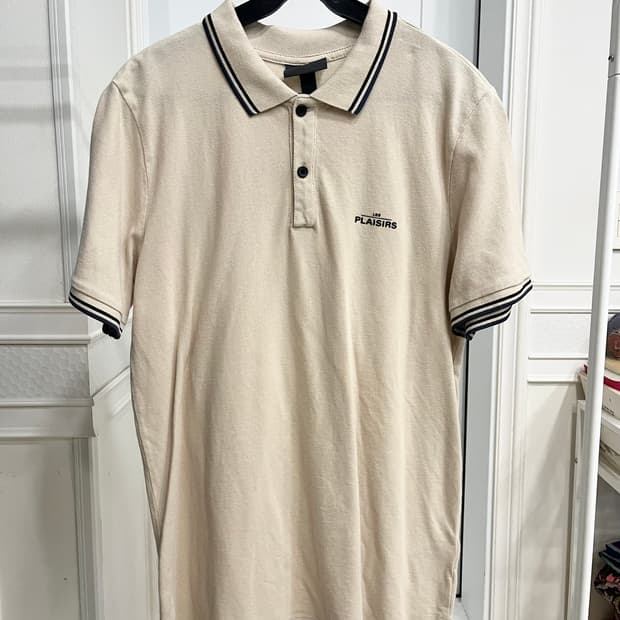 H&M 반팔 카라 티셔츠