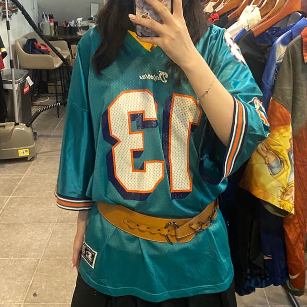 [NO.9] NFL 풋볼 져지 반팔티 청록