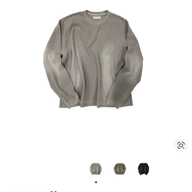 언더마이카 브러쉬 워시드 롱슬리브