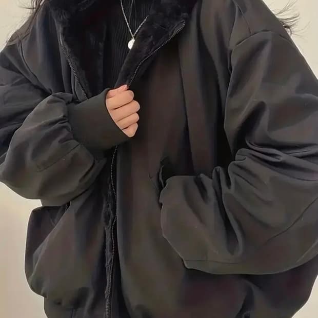 새상품> 리버서블 양털 후리스 플리스 뽀글이 퍼 후드 집업 자켓 아우터