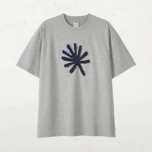 단델 DD symbol applique tee (GREY)