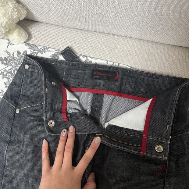 리바이스 엔지니어드 롱 스커트 (흑청)