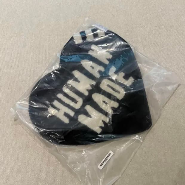 휴먼메이드 하트 러그 스몰 블랙