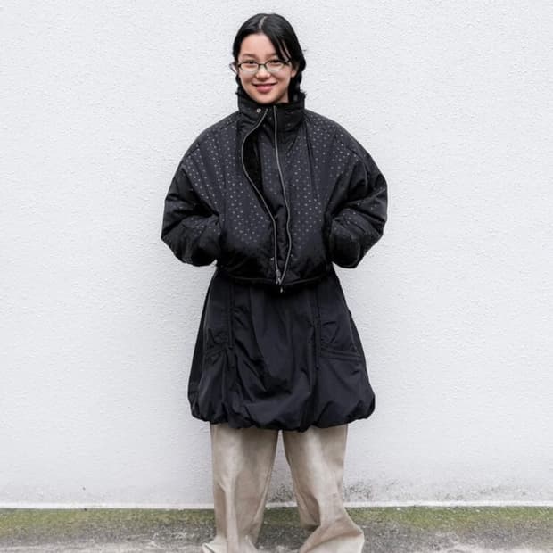 인앤양인하모니 도트 리버시블 자켓