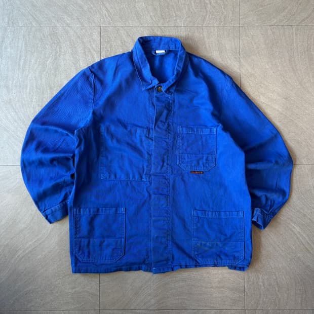 90년대 90s 빈티지 독일 생산 프렌치 워크 자켓 