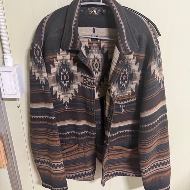 Rrl 자카드 오버셔츠 L