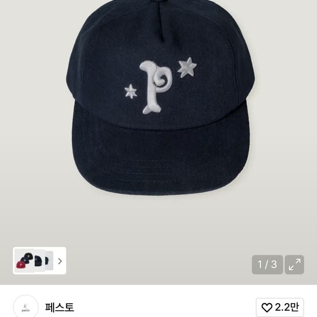 페스토 샤인 캡 다크 레이크