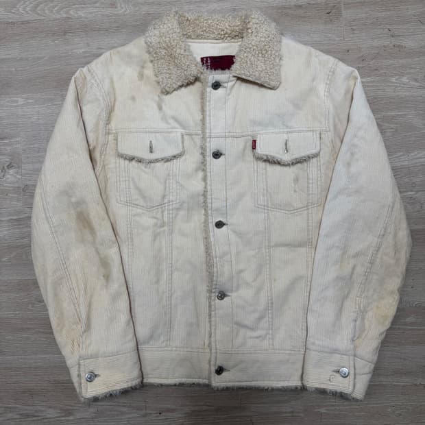 리바이스 레드탭 코듀로이 양털 쉐르파 자켓