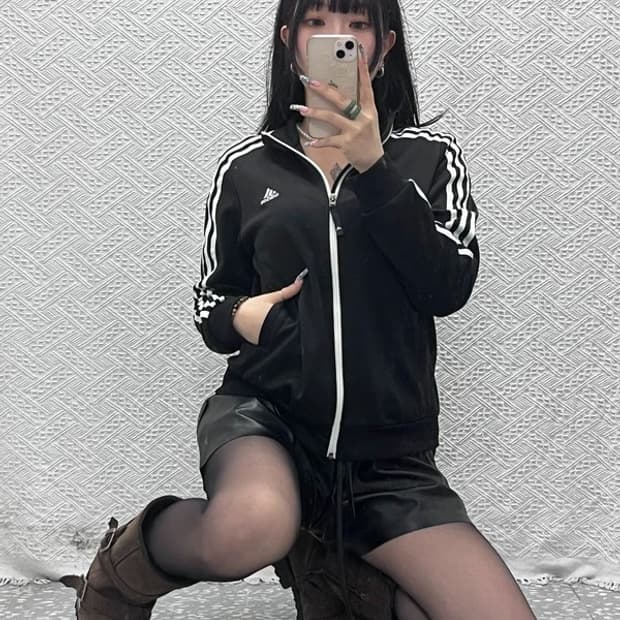 아디다스 올드스쿨 레트로 오리지널 삼선 져지 집업 100 C12574