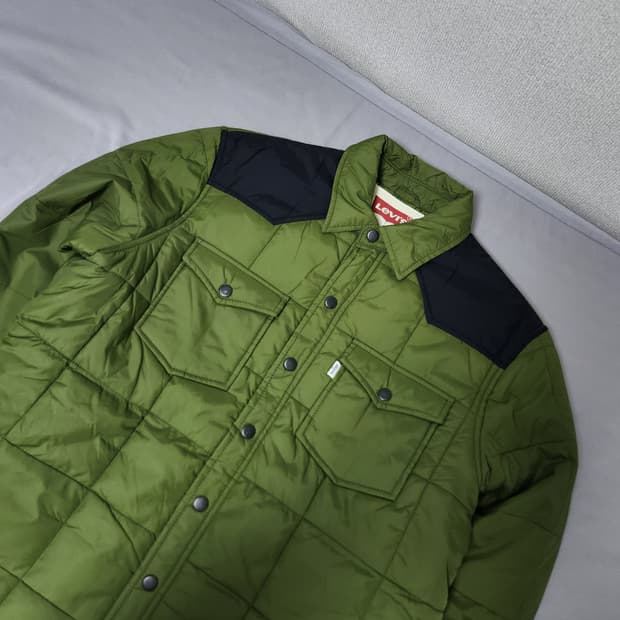 리바이스 퀄팅 패딩 자켓 M