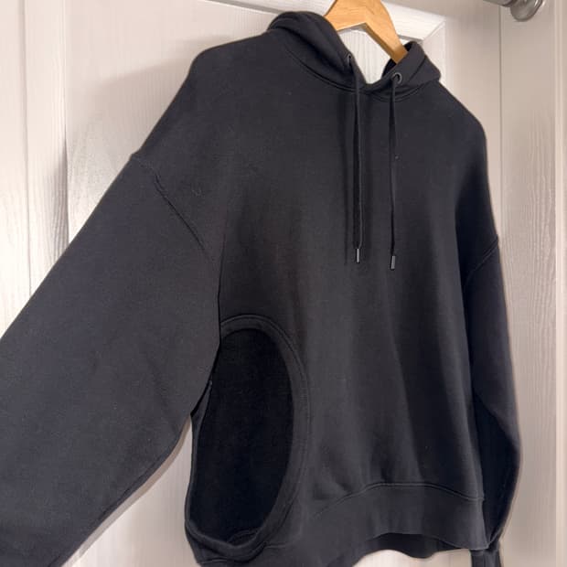 토가xH&M hole hoodie