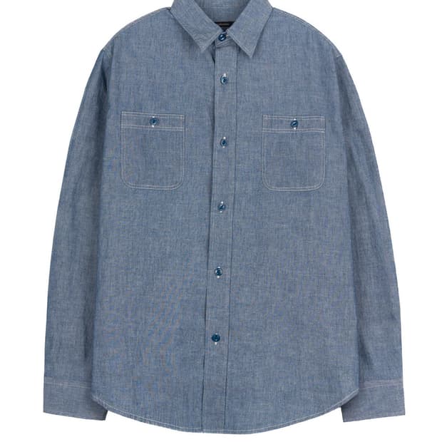 하우스바켄 HAUS CHAMBRAY SHIRT (BLUE) 3사이즈