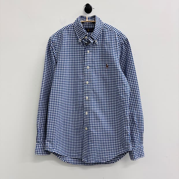 폴로 랄프로렌(Polo Ralph Lauren) 깅엄 체크 셔츠 블루