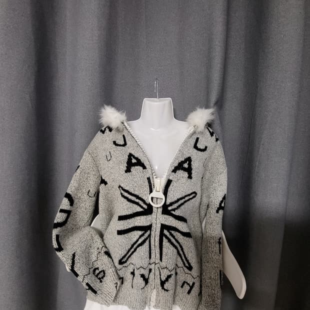 빈티지 후드집업