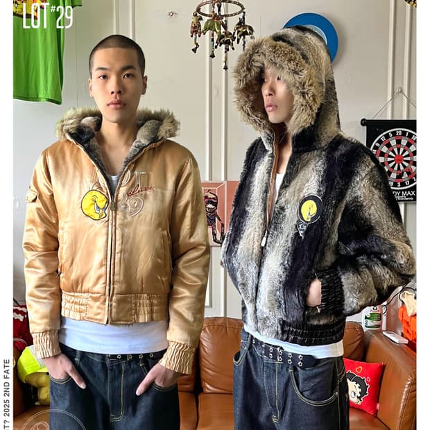 90-00s LOT29 Reversible Fur Hood Jacket