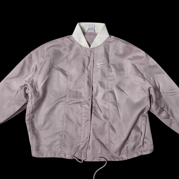 나이키 에어 크롭 바람막이 S(80) 핑크 빅로고