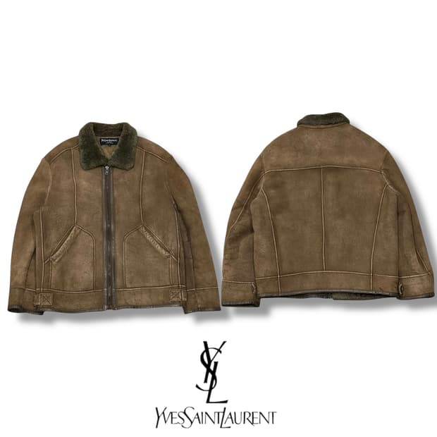 입생로랑 양가죽 무스탕 s08747