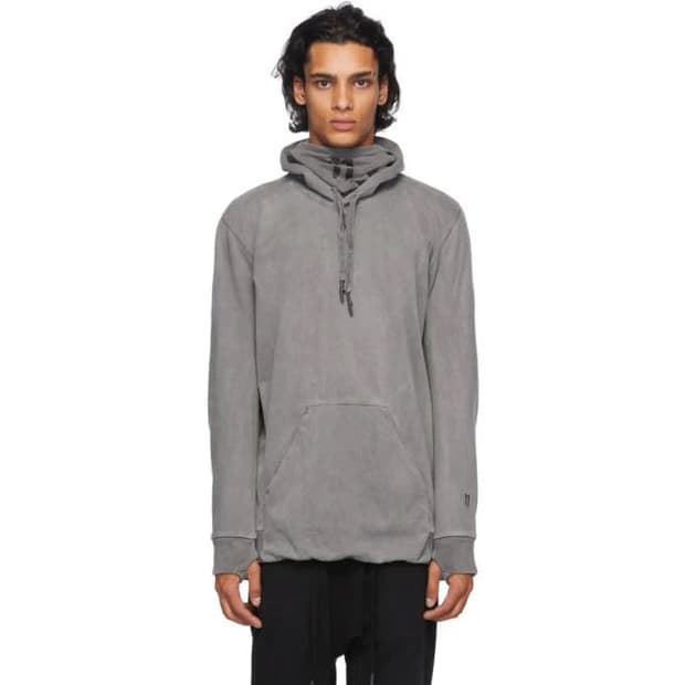 11 by Boris BIdjan Saberi Grey Hoodie