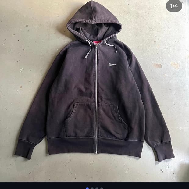00s supreme hoodie zip