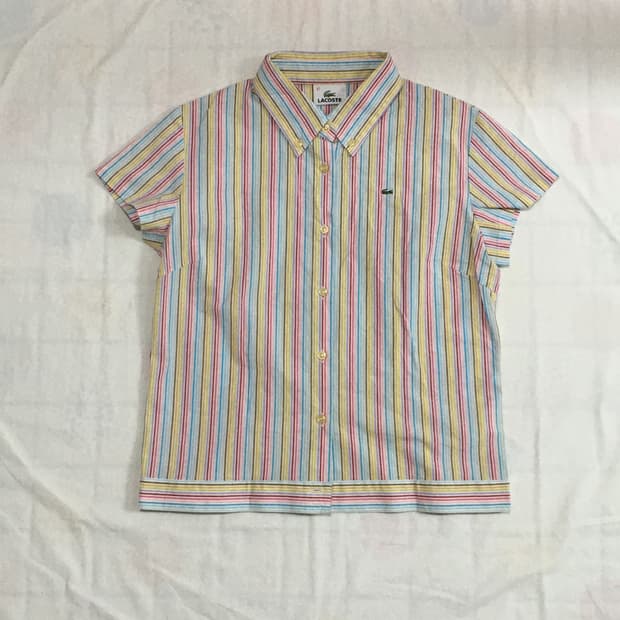 라코스테 Lacoste 스트라이프 남방