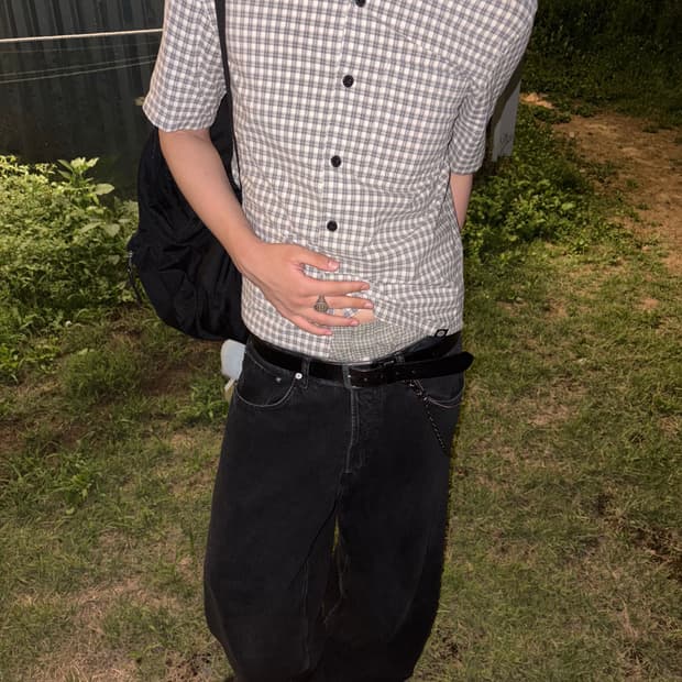 자라 체크셔츠 단종상품