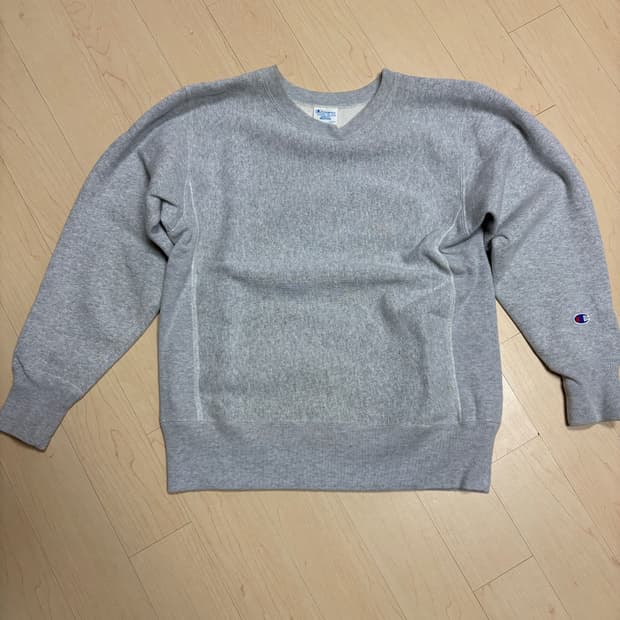 챔피온 리버스위브 재팬 블루택 그레이 스웻셔츠 맨투맨