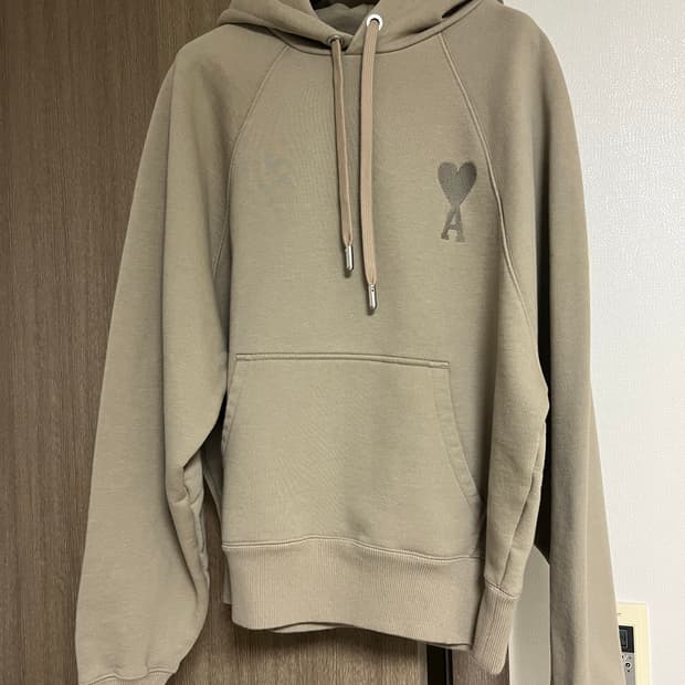 아미 톤온톤 하트 로고 후드티 m