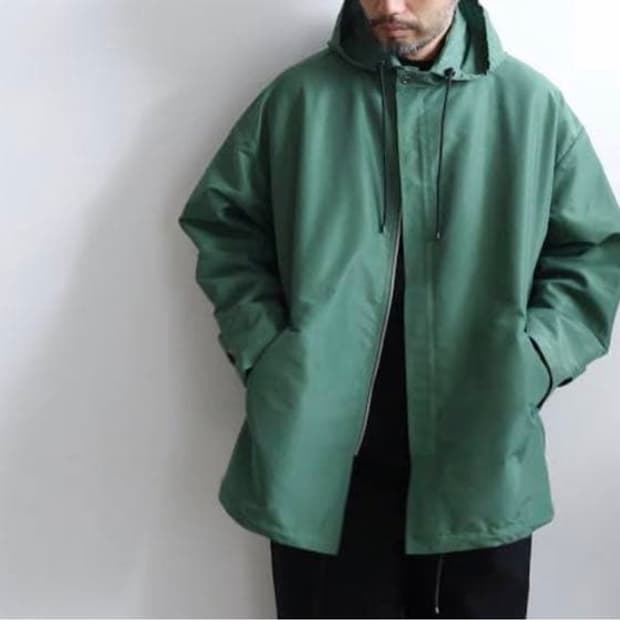 오라리 실크 후디드 블루종 블랙 색상 5사이즈