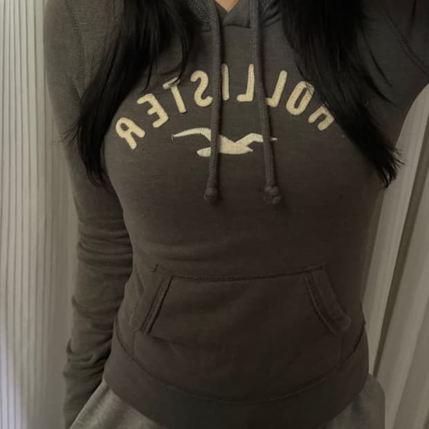 홀리스터 그레이 후드티 xe