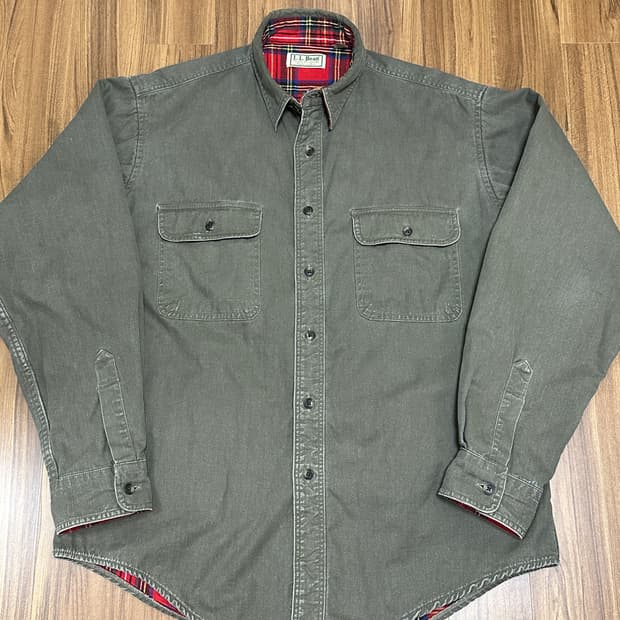 엘엘빈 헤비코튼 셔츠 M(made in USA)