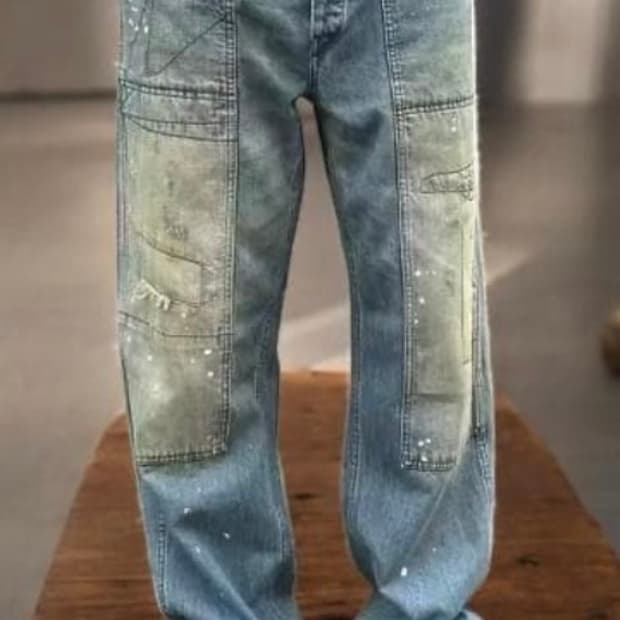 RRL 리페어 페인터 데님