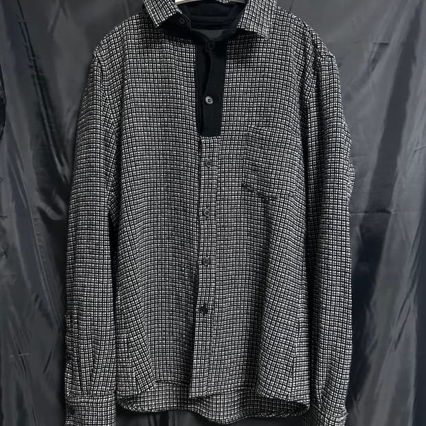 Undercover 07aw 하이넥 블루종 자켓