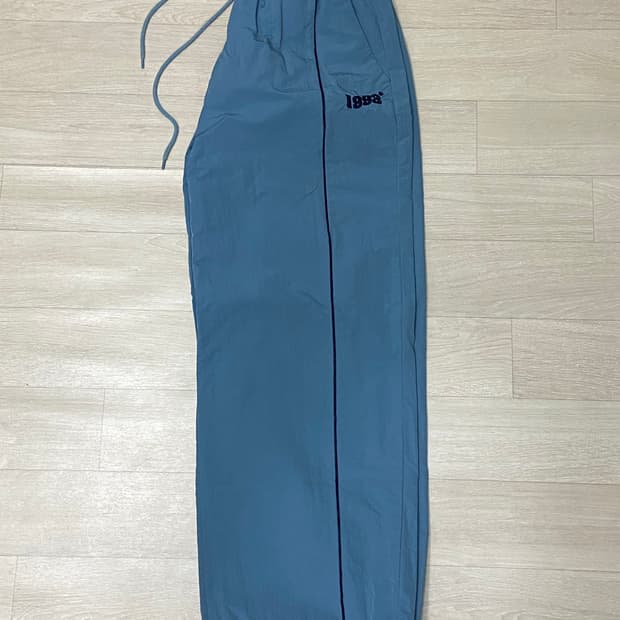 빈티지 파이핑 팬츠_블루 