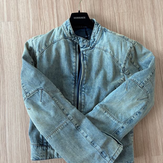 (M) 엔타이어 스튜디오 데님 봄버