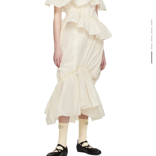 (시몬 로샤) 발레리나 플랫 슈즈 35