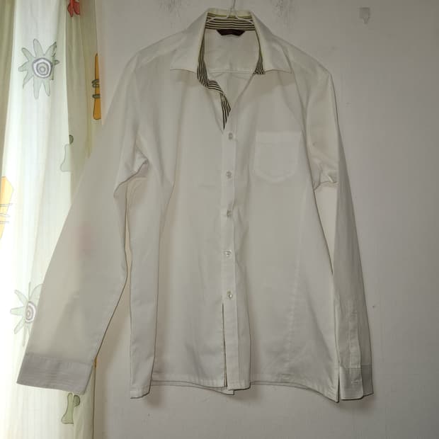 아이비클럽 화이트 남자 교복 셔츠 105