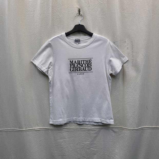 마리떼 프랑소와 저버 화이트 반팔 티셔츠