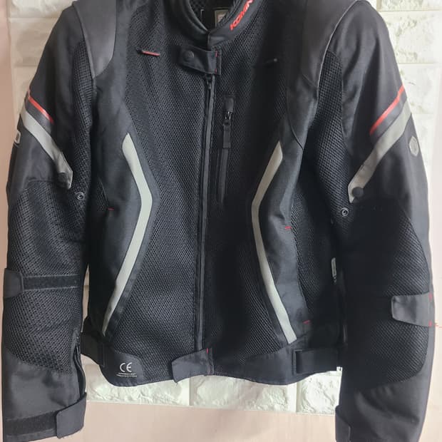 코미네 블랙 메쉬 오토바이 자켓(라지)