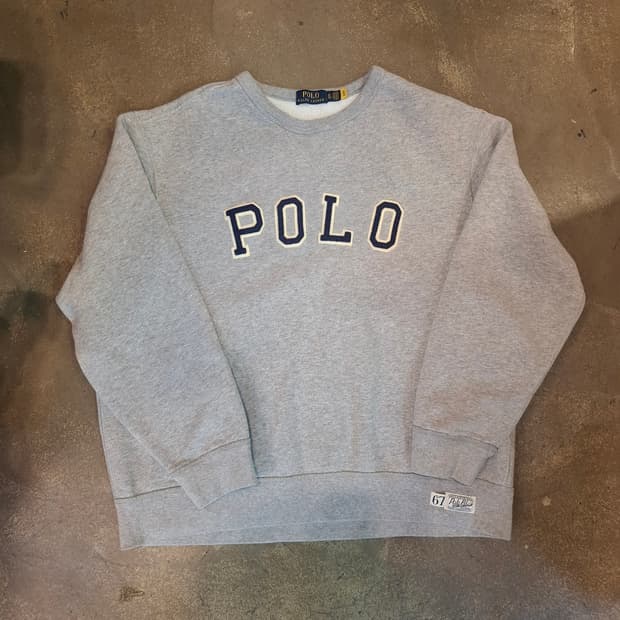 폴로 빅로고 스웻 맨투맨