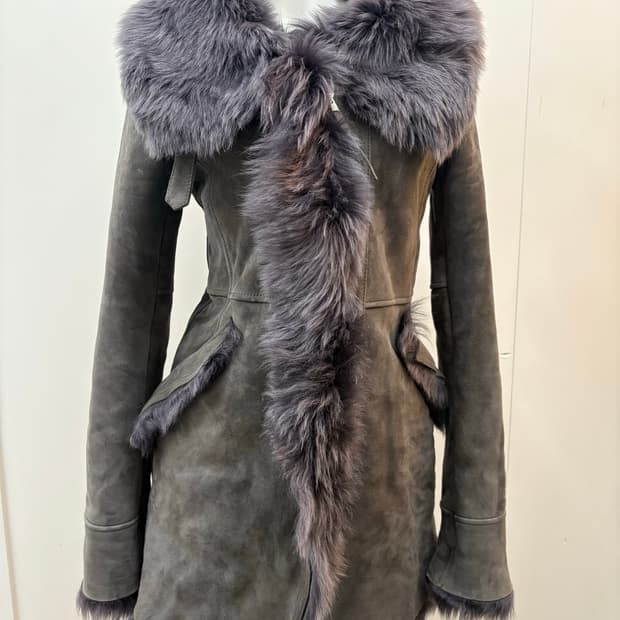 양가죽+양털 자켓