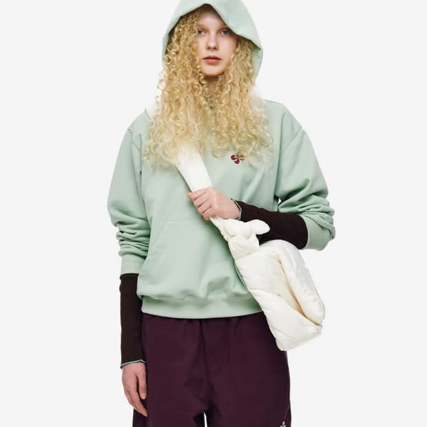 헤레틱 웨이브 후드티 민트 2사이즈