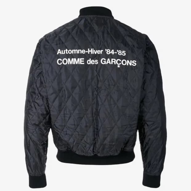 [L] CDG 퀼티드 84-85 스태프 블루종 블랙