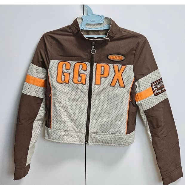 빈티지 점퍼 레이싱깔 자켓