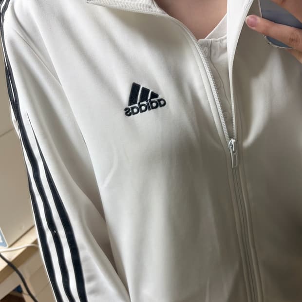 아디다스 져지 흰색 