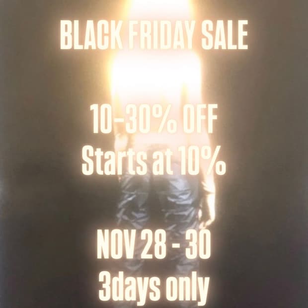 BLACK FRIDAY SALE 