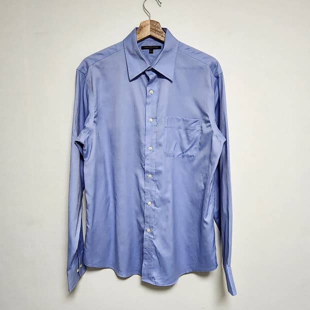 타미힐피거Tommy 블루 코튼 셔츠 L - S117