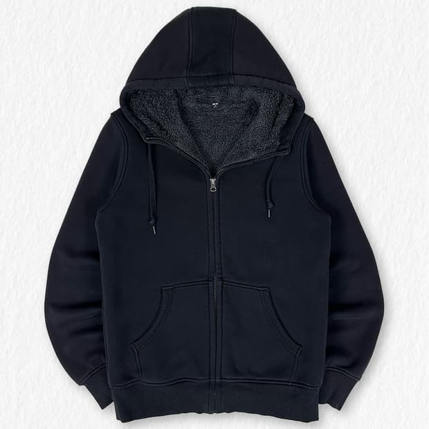 유니클로 쉐르파 라이너 후드집업