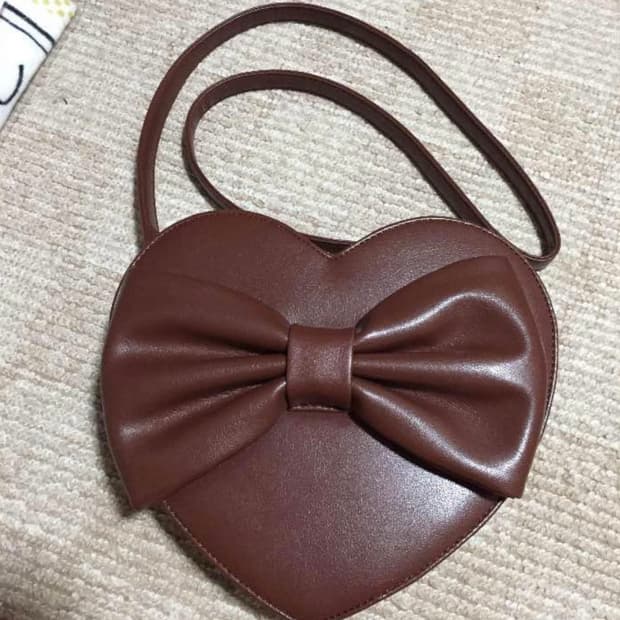 라떼갸루 하트 왕리본 숄더백 리즈리사 히메갸루 딸기초코 큐롯 아기일