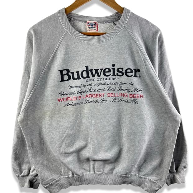 90s 버드와이저 스웻셔츠2460