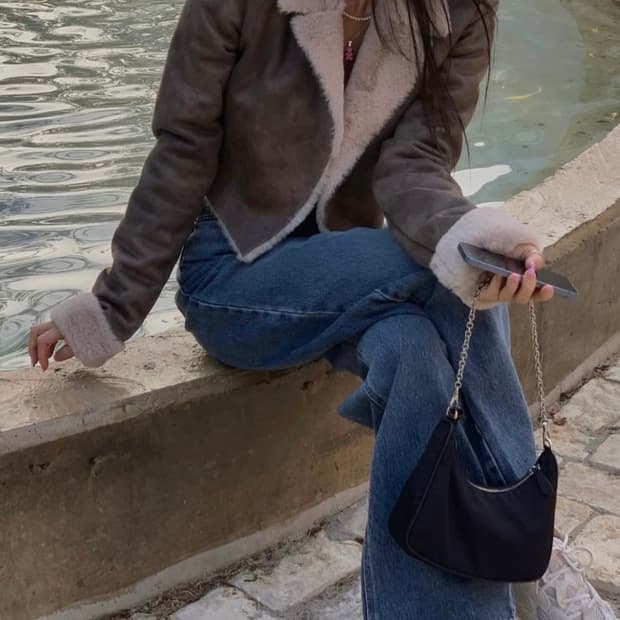 페일제이드 무스탕 브라운